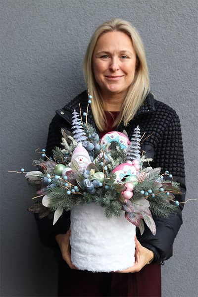 Pastel Home, flowerbox świąteczny