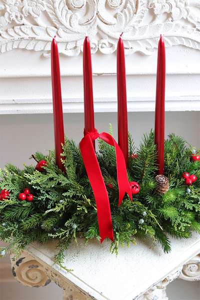 Natural Deluxe, adwentowy stroik na stół