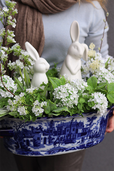 Imperia, stroik wielkanocny z zajączkami