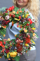 Artellia, kolorowy wianek dekoracyjny