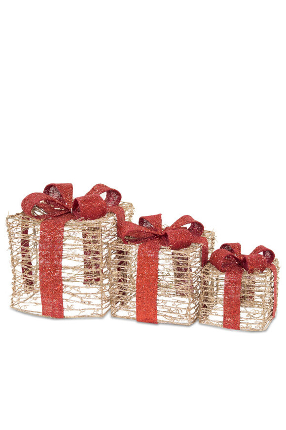 Christmas Gift świąteczne prezenty dekoracja LED	