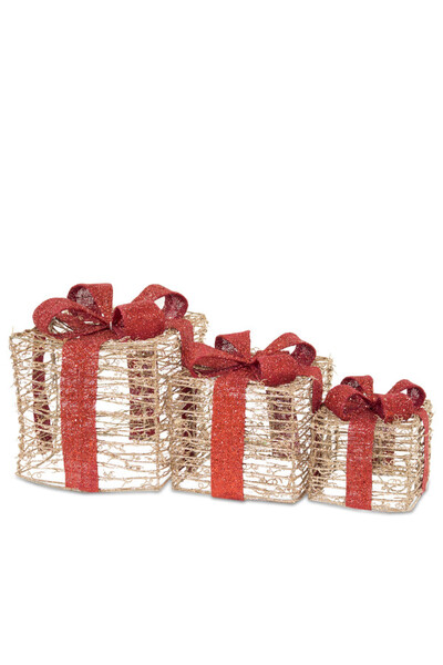 Christmas Gift świąteczne prezenty dekoracja LED	