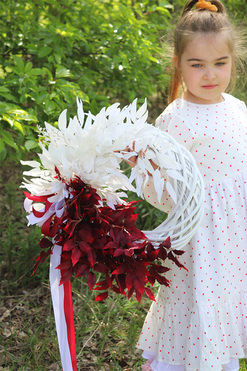 Tadeus, wianek patriotyczny na drzwi, rozp.48cm 