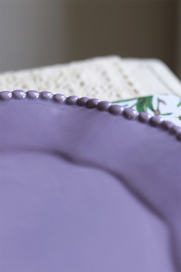 Parma talerz fioletowy