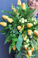 Żółta Energia New, komplet dekoracji nagrobnych