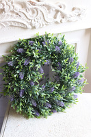Lavendita, wianek w stylu prowansalskim z lawendą, śr.30cm