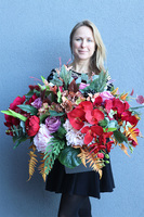 Adriana, komplet dekoracji nagrobnych, kompozycja + bukiet