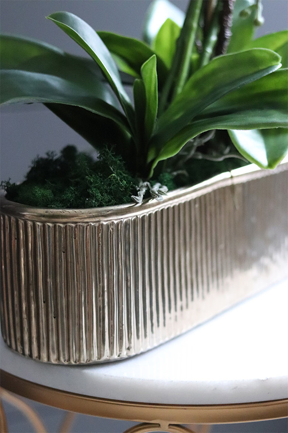 Hilton Gold Long, wysokiej jakości sztuczny storczyk