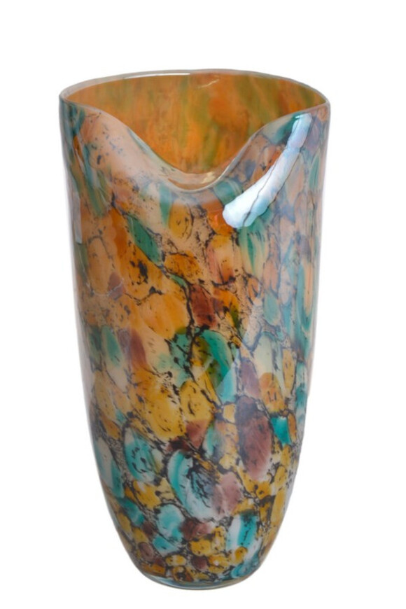 Nubia, ozdobny szklany wazon, wys.30.5cm