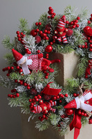 Wśród Skrzatów, świąteczny wianek dekoracyjny