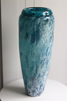 Azuria, ozdobny szklany wazon