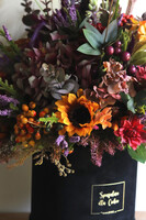 Jesienny Dom 2, welurowy flowerbox jesienny