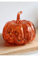 Pumpkin Light Orange, dekoracyjna dynia led, wym.13x15cm
