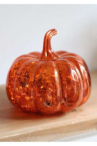 Pumpkin Light Orange, dekoracyjna dynia led, wym.13x15cm