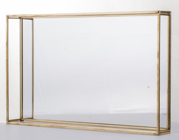 Restamo B, złota taca lustrzana, wym.4x29.5x18.5cm