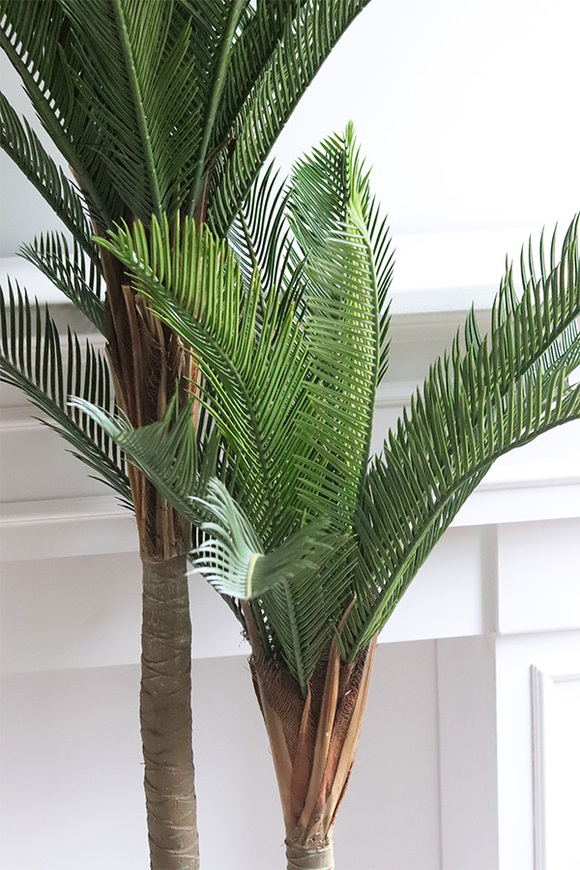 Palma Fiberglass, wysokiej jakości sztuczna palma w donicy