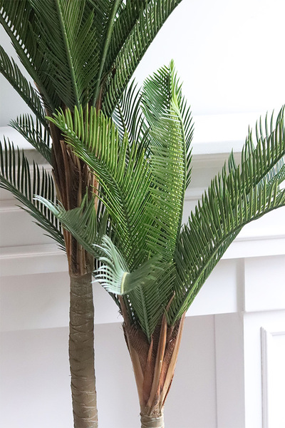 Palma Fiberglass, wysokiej jakości sztuczna palma w donicy