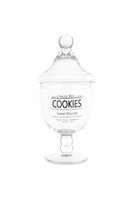 Sweets&Treats, szklana bomboniera na nodze L, wym.30x14x14cm