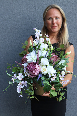 Hedia, bukiet nagrobny, wys.55cm