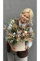 Cynamonowe Święta, flowerbox świąteczny