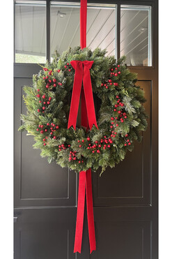 Royal Natural, elegancki świąteczny wianek, śr.70cm