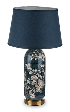 Turquoise, ekskluzywna lampa stołowa, wys.69cm