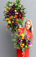 Hediana 2, jesienny bukiet nagrobny we wkładzie