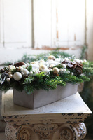 adwentowy stroik Modern 2, wym.18x60x30cm