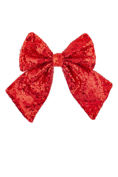 Cekinia Red, cekinowa kokarda zawieszka