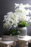 Hilton Silver, wysokiej jakości sztuczny storczyk