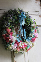 dekoracyjny wianek Margerytki Spring, śr.40cm 