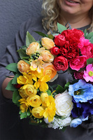 dekoracyjny, przepiękny wianek Bukiet Wiosenny