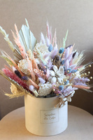 Orfitta Soho, welurowy flowerbox boho z suszem