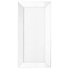 lustro Vetrario Silver w szklanej ramie, wym.120x62x5cm