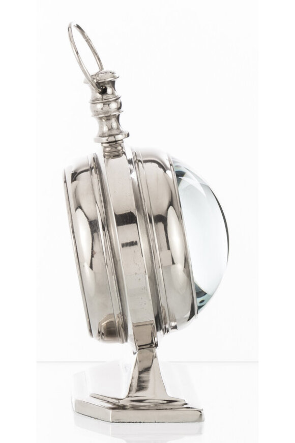 Office Silver srebrny zegar gabinetowy