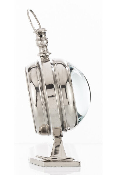 Office Silver srebrny zegar gabinetowy