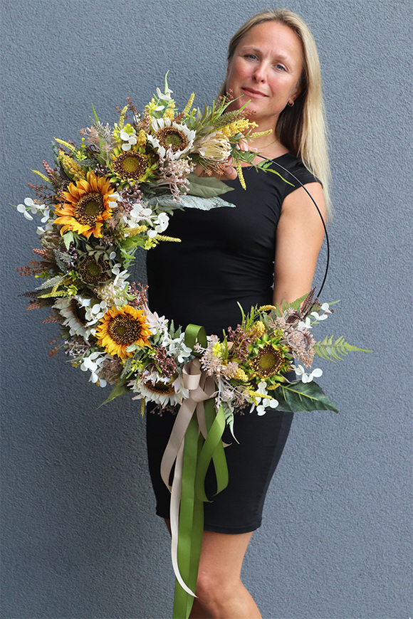 Subtelle Zielona Linia, wianek na obręczy