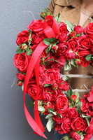 Red Flowers, komplet dekoracji nagrobnych