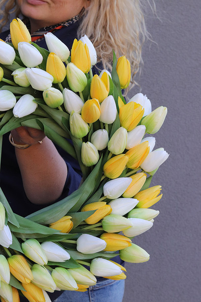 Witaj Wiosno Tulipanowo 2, wiosenny wianek z tulipanów