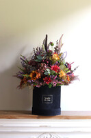 Jesienny Dom 2, welurowy flowerbox jesienny
