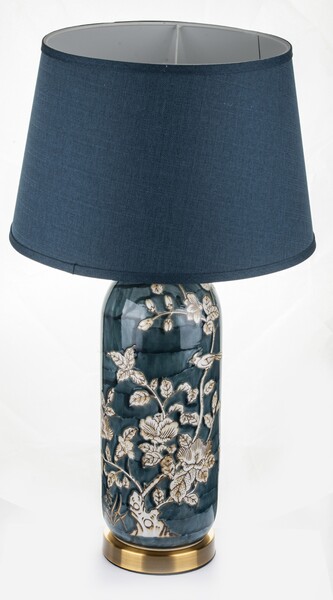 Turquoise, ekskluzywna lampa stołowa, wys.69cm