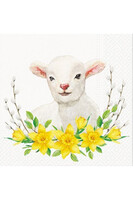 Baranek wielkanocne serwetki papierowe