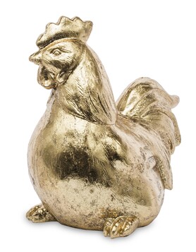OD RĘKI figurka wielkanocna, Kura Gold, wym.17x10x17cm 