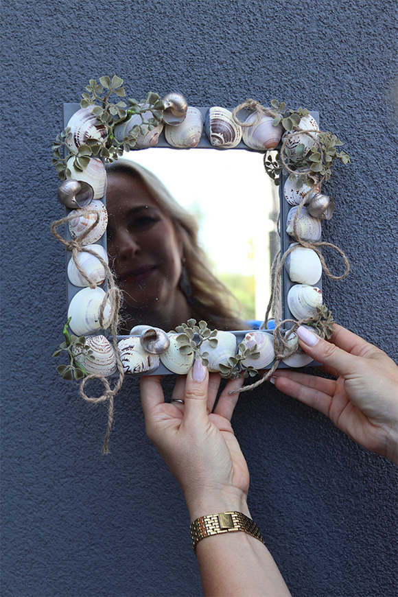 Marinera, lustro z muszelkami