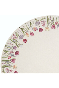 Tulipany, obrus gobelinowy serweta okrągła, śr.140cm