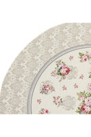 Rose Palace Beige, obrus gobelinowy serweta okrągła