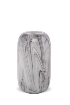 Marbello A, szklany wazon ze wzorem, wym.26.5x15cm