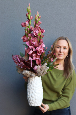 Perrona, dekoracyjny bukiet w wazonie, wys.93cm