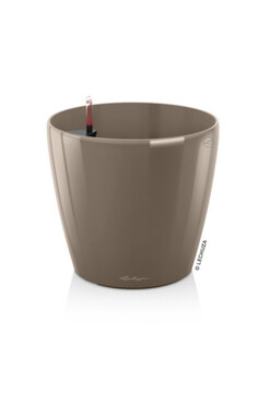 Classico Premium, elegancka donica z nawadnianiem, taupe, wym.65x70cm