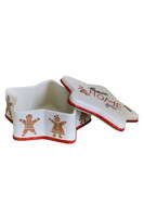 Homemade XMAS, ręcznie malowany pojemnik na ciastka